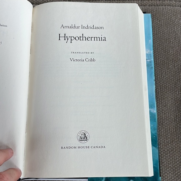 Hypothermia (A Reykjavik Murder Mystery) - Arnaldur Indridason. Hardcover. - Picture 6 of 11